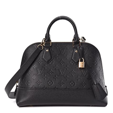 alma pm black handbag.